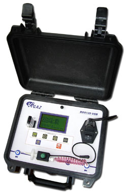 Analyseur avec sauvegarde des donn�es BOX100/120-USB