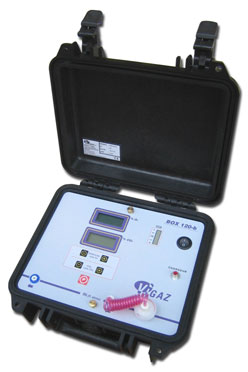 Analyseur de gaz o2 co2 pour production BOX120-b