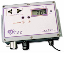 Detecteur O2 fixe OXYTEST