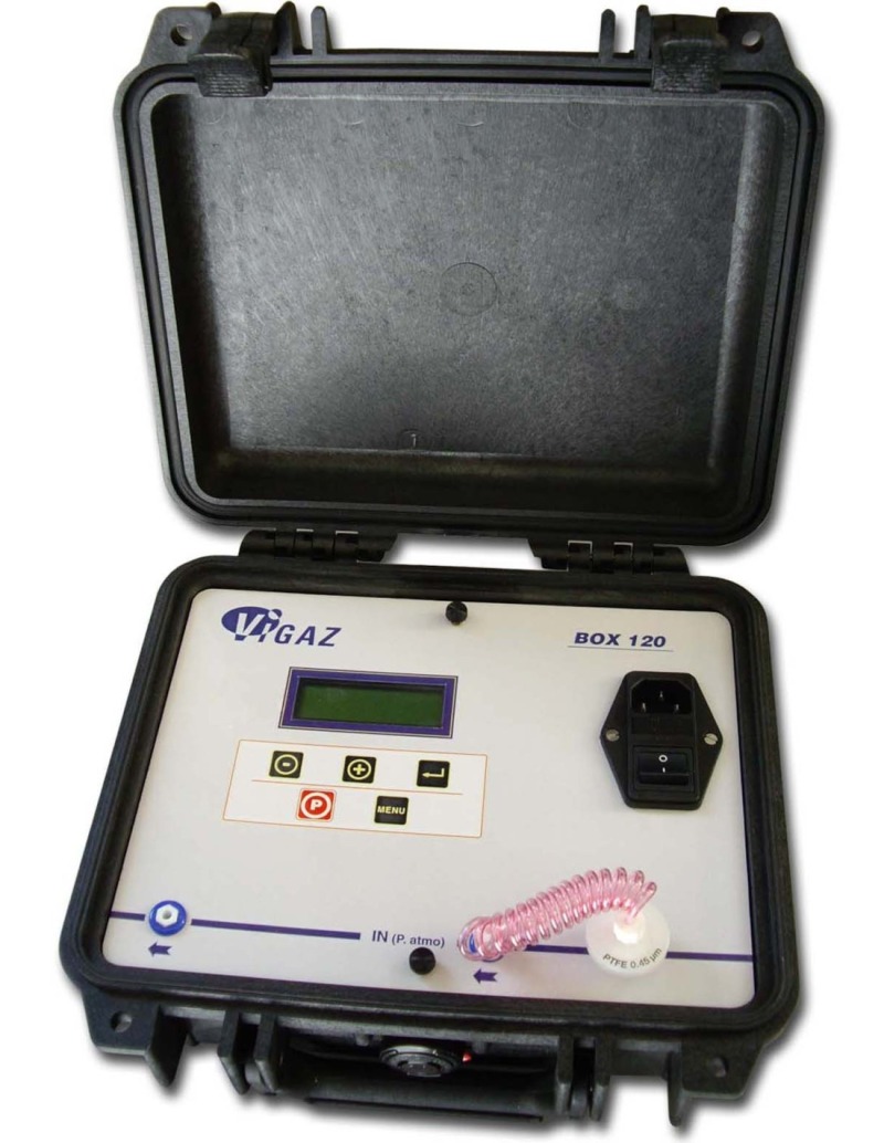 Analyseur de gaz O2 et CO2 portable VIGAZ pour emballage alimentaire sous atmosphère modifiée (MAP)