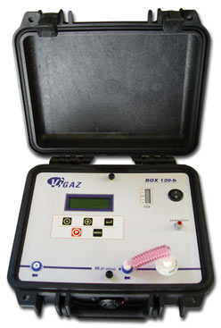 Analyseur de gaz o2 co2 pour production BOX120-b