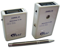 Detecteur O2 portable CANAL01
